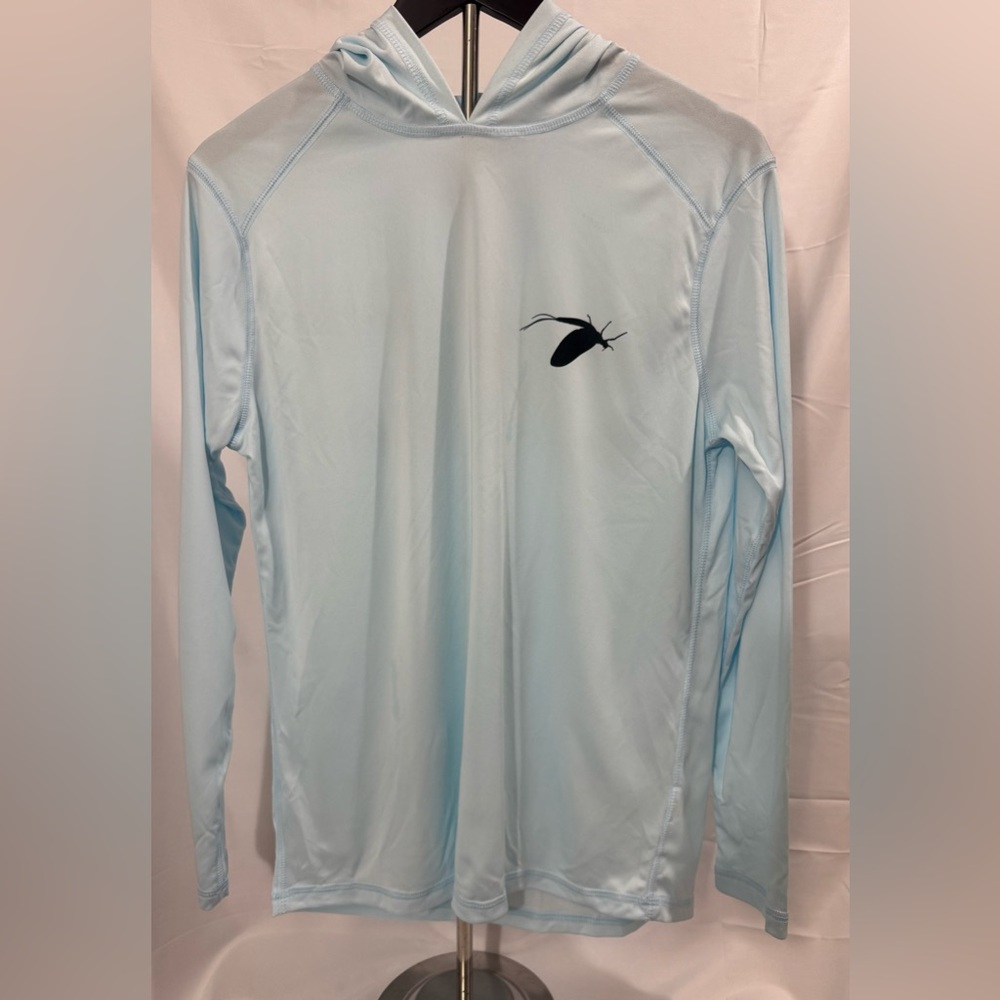 Light Blue Men's Quick Dry UPF 50+ Shirt Size Small
